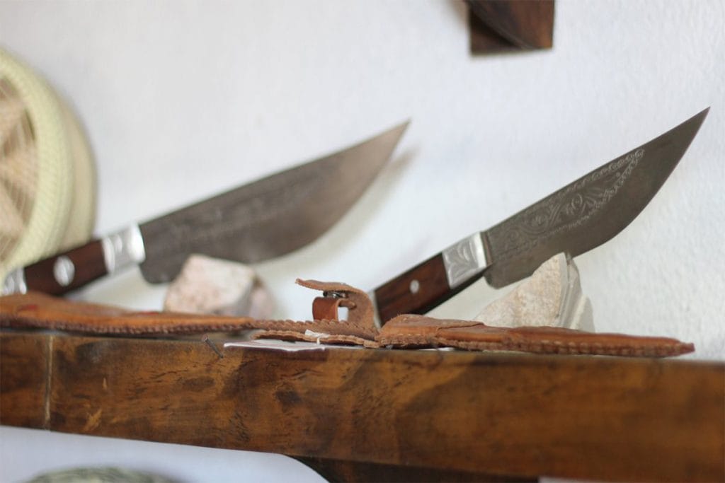 Cuchillo tradicional de Baja California Sur. 