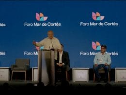 Víctor Manuel Cosío en el Foro Mar de Cortés Summit 2021